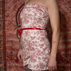 Repurposed Dress into Romper Size small